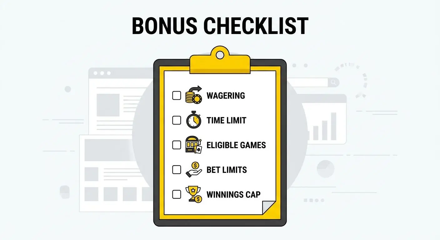 Checklist de puntos clave para usar tiradas gratis de forma responsable