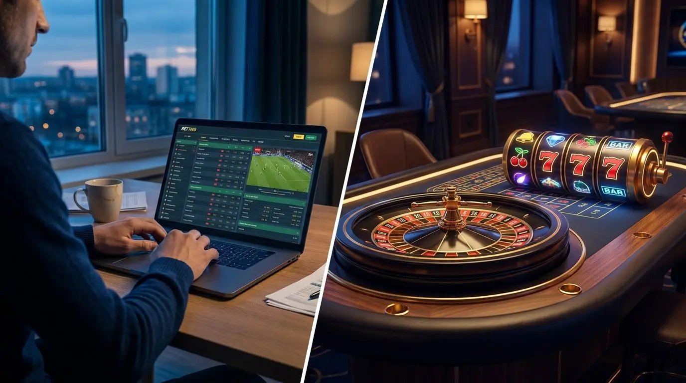 Jugador revisando bono de bienvenida Bwin en apuestas deportivas y casino